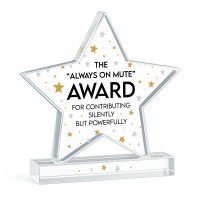 Joke Colleague Plaque Acrylic Star Award For Office Party Office