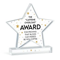 Joke Staff Plaque Acrylic Star Award For Office Party Office