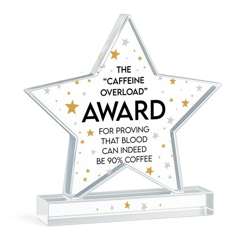 Joke Staff Plaque Acrylic Star Award For Office Party Office Joke Staff Plaque Acrylic Star Award For Office Party Office