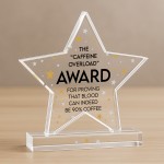 Joke Staff Plaque Acrylic Star Award For Office Party Office Joke Staff Plaque Acrylic Star Award For Office Party Office