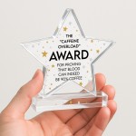 Joke Staff Plaque Acrylic Star Award For Office Party Office Joke Staff Plaque Acrylic Star Award For Office Party Office
