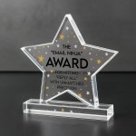Joke Gift For Colleague Acrylic Star Award For Office Party