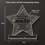 FUNNY Gift For Colleague Acrylic Star Award Office Party Office