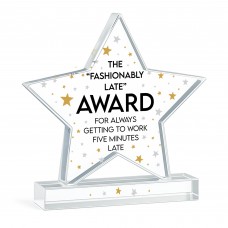 Joke Gift For Co Worker Acrylic Star Award For Office Party