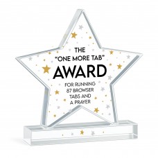 Colleague Plaque Joke Acrylic Star Award For Office Party Office