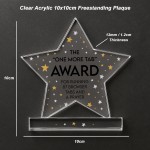 Colleague Plaque Joke Acrylic Star Award For Office Party Office