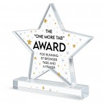 Colleague Plaque Joke Acrylic Star Award For Office Party Office