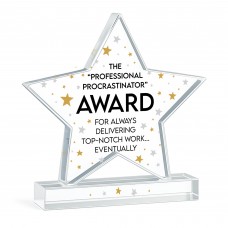 Funny Gift For Colleague Acrylic Star Award For Office Party