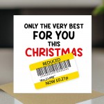 Funny Christmas Card For Men Women Humorous Xmas Greetings Card 