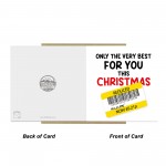 Funny Christmas Card For Men Women Humorous Xmas Greetings Card 