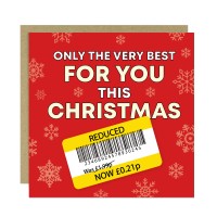 Funny Christmas Card Humorous Xmas Greetings Card For Family