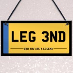 Dad Licence Plate Novelty Number Plate Gift For Dad From Son
