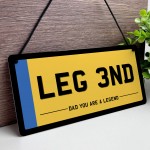 Legend Dad Gift Novelty Licence Number Plate Sign For Man Cave