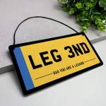Legend Dad Gift Novelty Licence Number Plate Sign For Man Cave