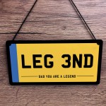 Legend Dad Gift Novelty Licence Number Plate Sign For Man Cave