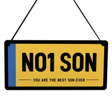 Son Gifts Novelty Licence Number Plate Sign For Bedroom Car 