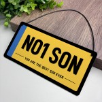 Son Gifts Novelty Licence Number Plate Sign For Bedroom Car 