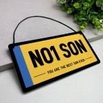 Son Gifts Novelty Licence Number Plate Sign For Bedroom Car 