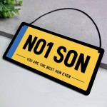 Son Gifts Novelty Licence Number Plate Sign For Bedroom Car 