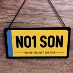 Son Gifts Novelty Licence Number Plate Sign For Bedroom Car 