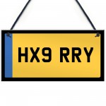 Personalised Licence Plate Sign Number Plate Passed Driving Test