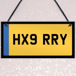 Personalised Licence Plate Sign Number Plate Passed Driving Test