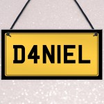Personalised Licence Plate Wall Sign Custom Number Plate Plaque Personalised Licence Plate Wall Sign Custom Number Plate Plaque