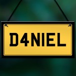 Personalised Licence Plate Wall Sign Custom Number Plate Plaque Personalised Licence Plate Wall Sign Custom Number Plate Plaque