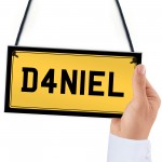 Personalised Licence Plate Wall Sign Custom Number Plate Plaque Personalised Licence Plate Wall Sign Custom Number Plate Plaque