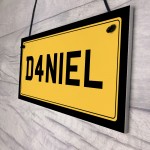 Personalised Licence Plate Wall Sign Custom Number Plate Plaque Personalised Licence Plate Wall Sign Custom Number Plate Plaque