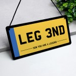 Legend Son Gift Novelty Licence Number Plate Sign For Man Cave
