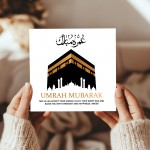 Umrah Mubarak Pack of 6 Cards Family Friends Islamic Cards