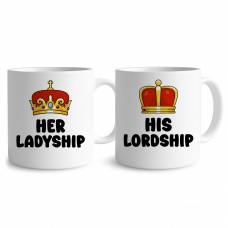 Novelty Mug Set of 2 Gift For Couple Partner Anniversary 