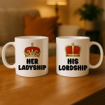 Novelty Mug Set of 2 Gift For Couple Partner Anniversary 