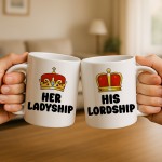 Novelty Mug Set of 2 Gift For Couple Partner Anniversary 