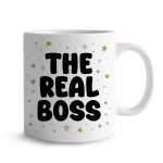The Boss And The Real Boss Novelty Mug Set For Couples Funny The Boss And The Real Boss Novelty Mug Set For Couples Funny