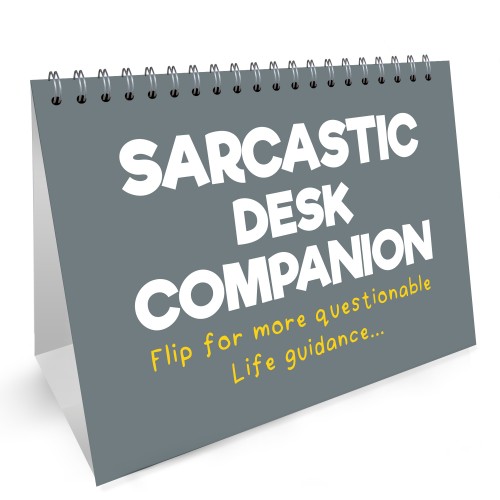 Funny Desk Calendar Sarcastic Office Desk Flipbook For Friend