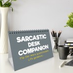 Funny Desk Calendar Sarcastic Office Desk Flipbook For Friend