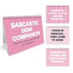 Sarcastic Office Desk Companion Flipbook Gift For Friend