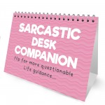 Sarcastic Office Desk Companion Flipbook Gift For Friend