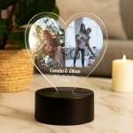 Personalised Couple LED Light With Photos Boyfriend Girlfriend
