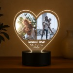 Personalised Couple LED Light With Photos Boyfriend Girlfriend