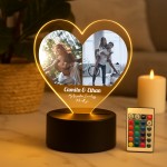 Personalised Couple LED Light With Photos Boyfriend Girlfriend