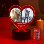 Personalised Couple LED Light With Photos Boyfriend Girlfriend