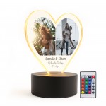 Personalised Couple LED Light With Photos Boyfriend Girlfriend