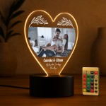 Cute Couple Gift Personalised LED Light With Photos