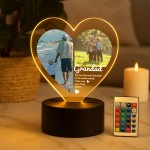 Special Grandad Gifts Personalised LED Light With Photos