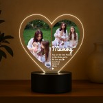 Cute Mummy Gifts Personalised LED Light With Photos Mummy