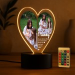 Cute Mummy Gifts Personalised LED Light With Photos Mummy