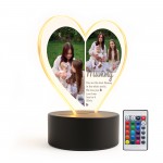 Cute Mummy Gifts Personalised LED Light With Photos Mummy